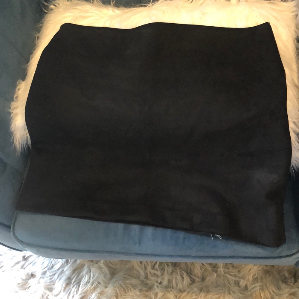 Suede feel above knee banana republic skirt